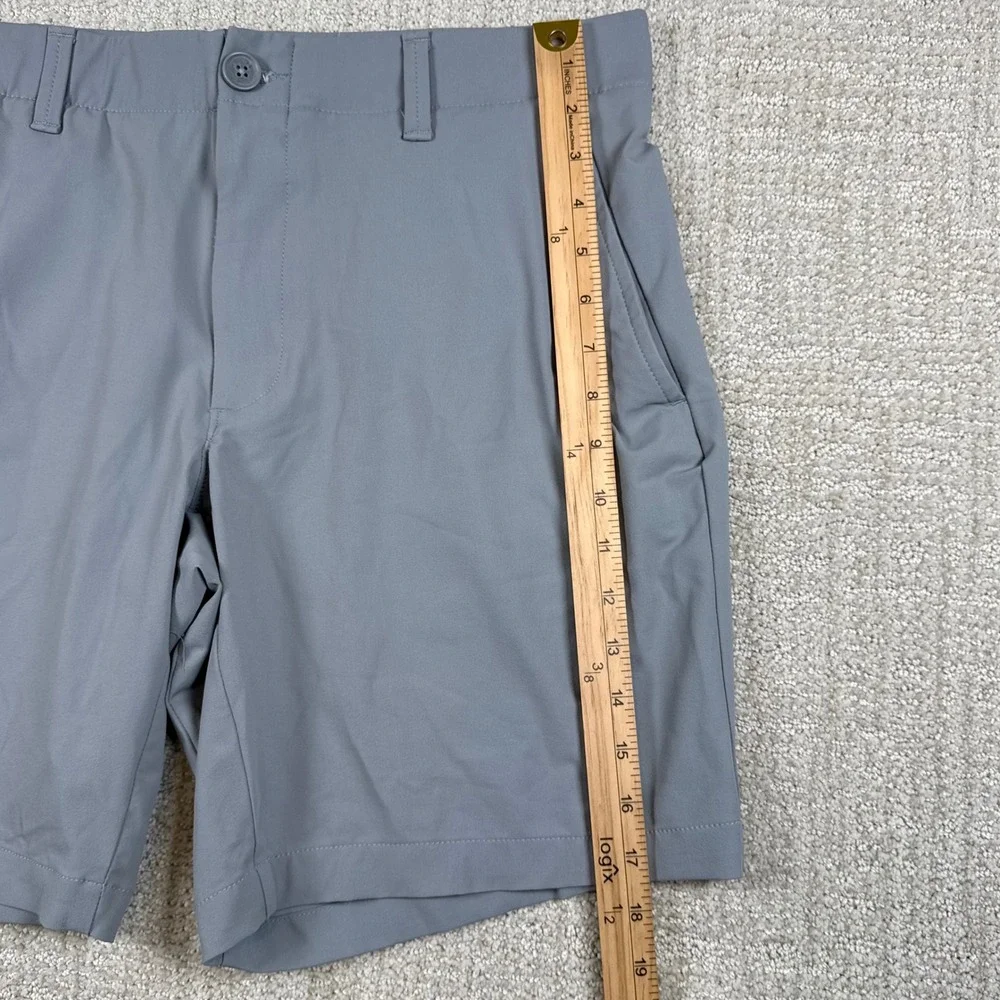 Under Armour Men's 36 Gray Iso-Chill 9" Stretch Waist Performance Golf Shorts - Picture 7 of 9